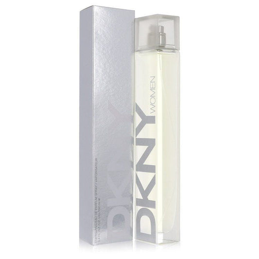 DKNY Energizing Women's Perfume 3.4 oz bottle with gold cap on white background